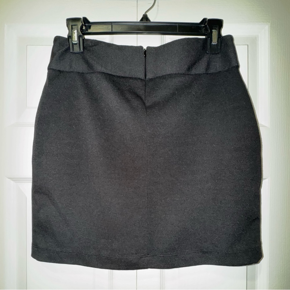 Grass Collection Womens Juniors Mini Skirt Black Size 7 VGUC - Picture 3 of 10